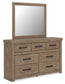Garistyn Queen Panel Bed, Dresser and Mirror