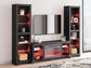 Cayberry 3-Piece Entertainment Center with Electric Fireplace