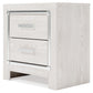 Altyra Two Drawer Night Stand