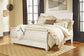 Willowton Queen Sleigh Bed with Mirrored Dresser, Chest and 2 Nightstands