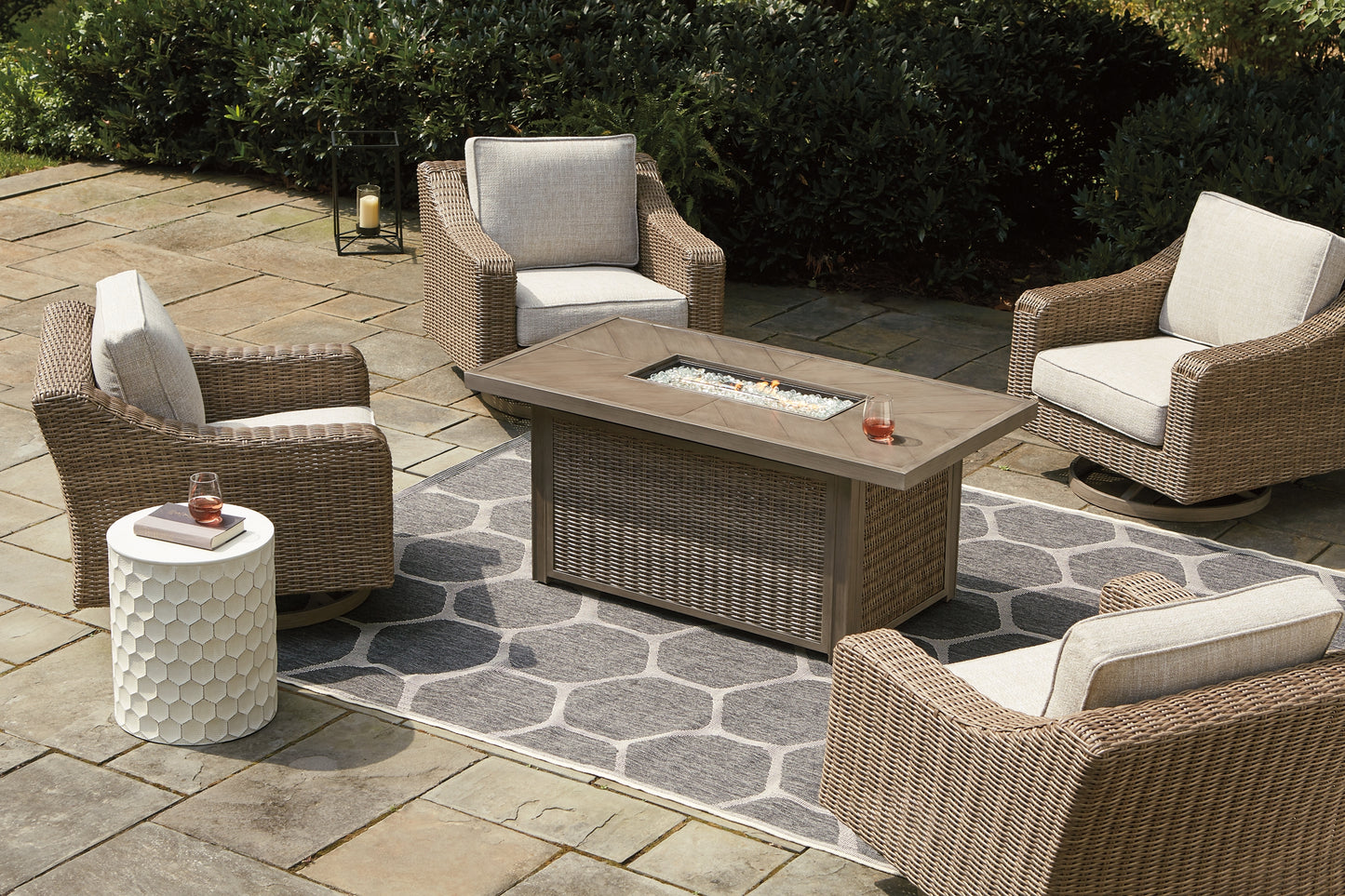 Beachcroft Outdoor Dining Table and 4 Chairs