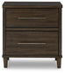 Wittland Two Drawer Night Stand