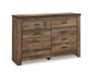 Trinell King Panel Bed with Dresser and Chest